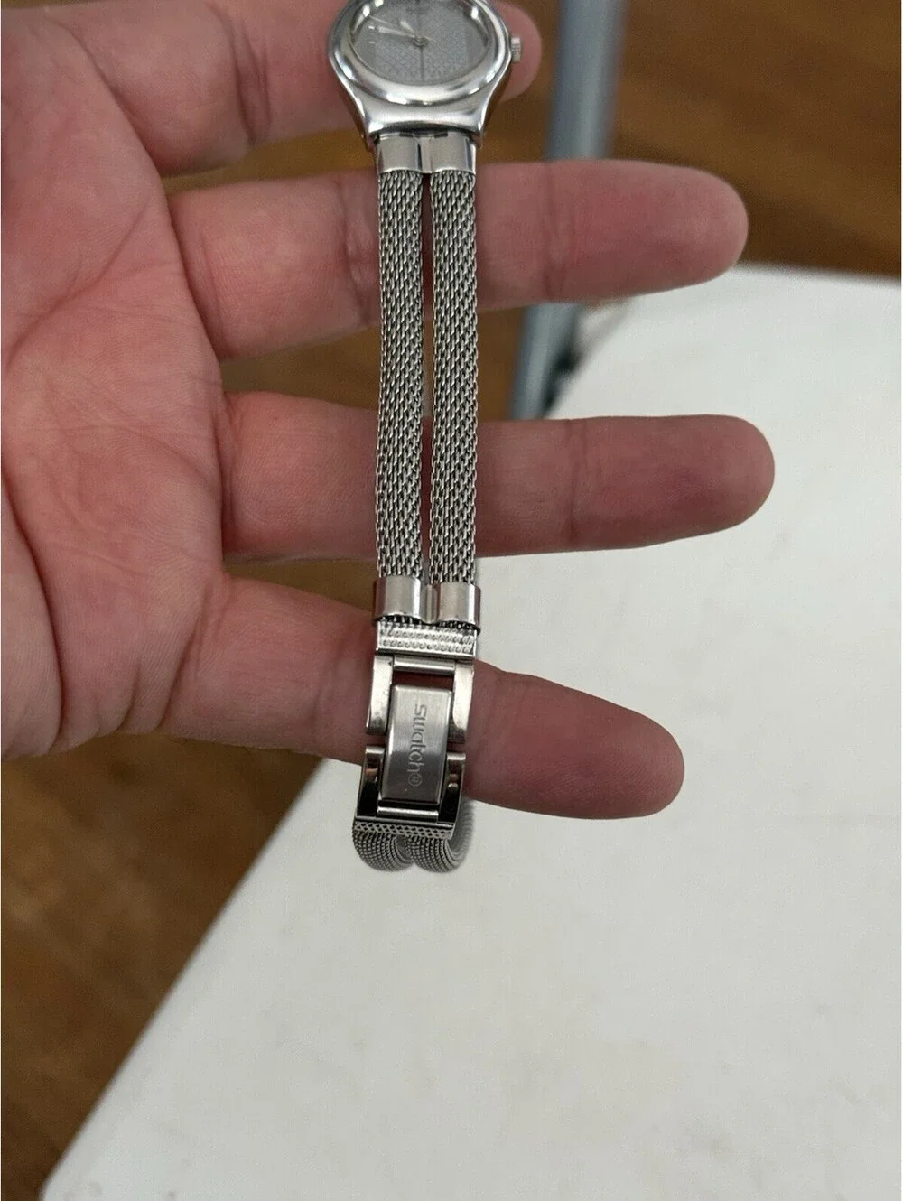 Swatch Quartz Watch Double Belt , Good Condition , Needs Battery